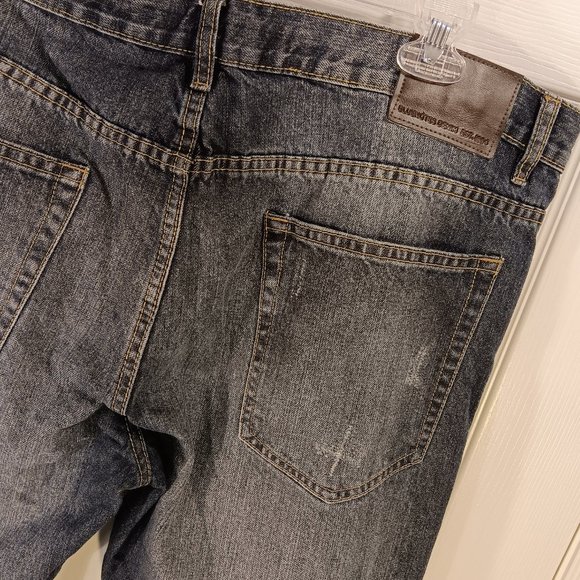 Bluenotes Tall Jeans Slim Distressed Blue Men's Size 38 Long Inseam 32 - Picture 12 of 16